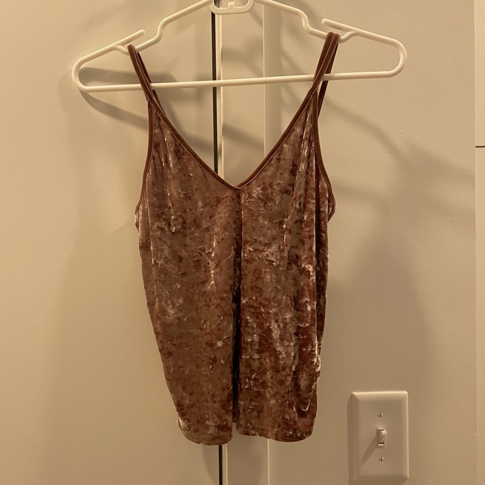 Bundle and save: American Eagle XS Maroon Velvet Tank Top